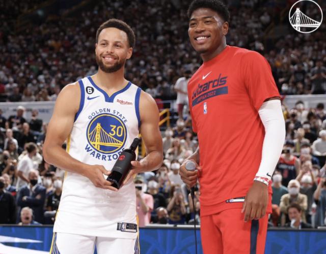 1664549562277050163.png 开云-勇士取得季前赛首胜 老将低迷 怀斯曼闪耀东京