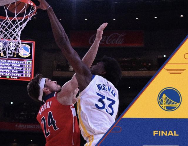 1664549584658010729.png 开云-勇士取得季前赛首胜 老将低迷 怀斯曼闪耀东京