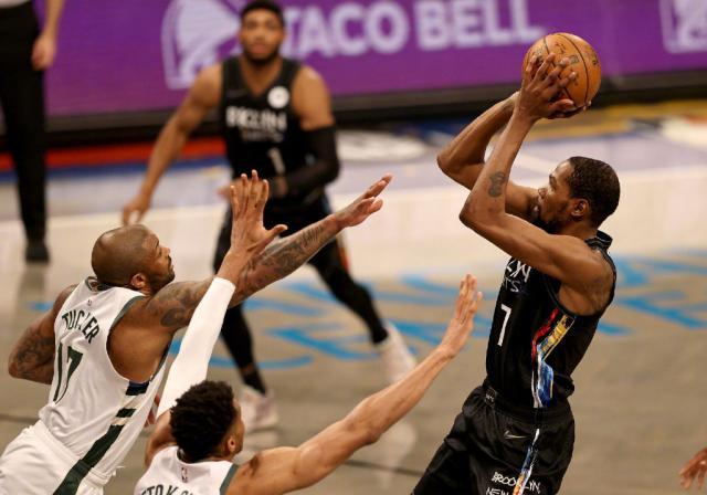 死神永生！跟腱断裂两年后 KD打爆了雄鹿整条防线